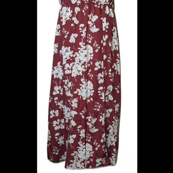 Mulvari Floral Faux Style Print Maxi Dress Size 1X NWT - Picture 5 of 8